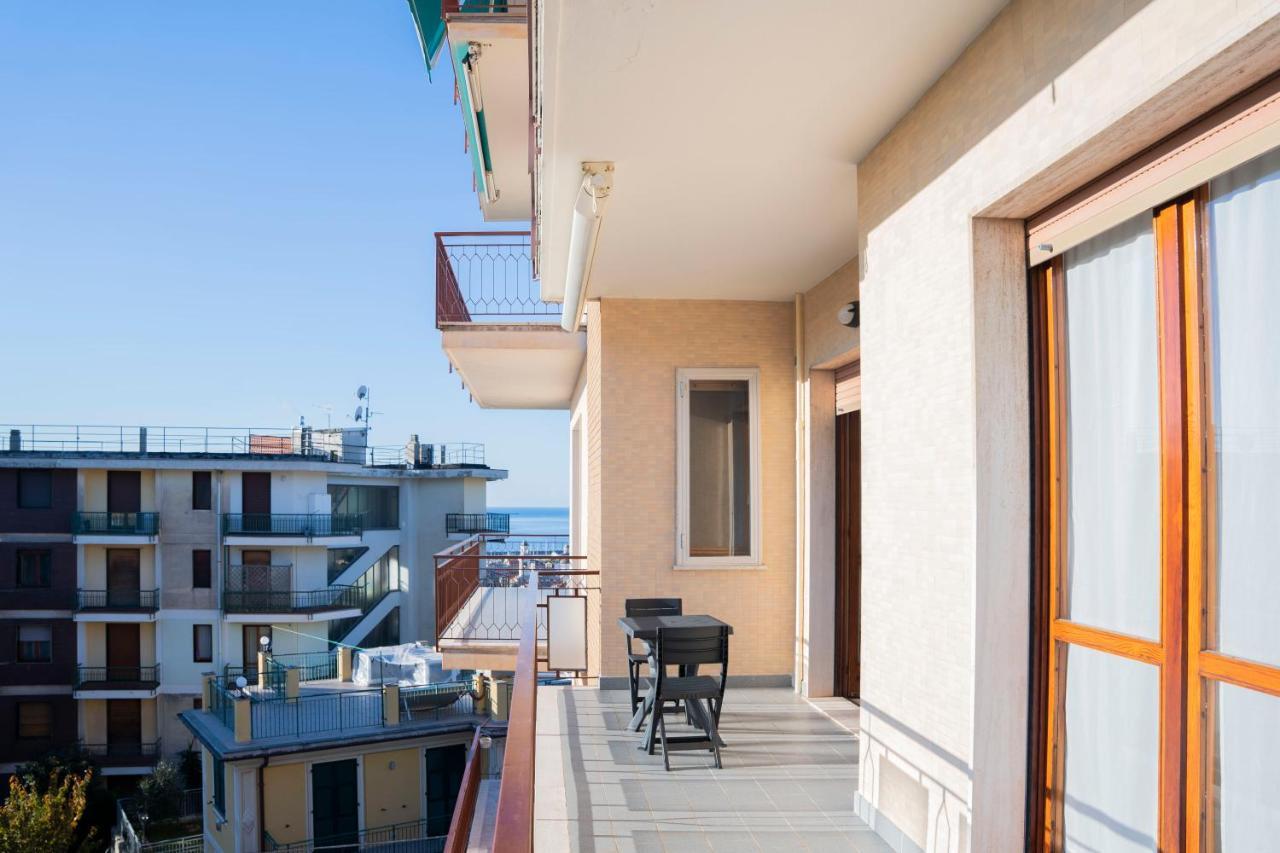 Appartement 093 - Casa Panorama, Vista Mare E Vista Portofino, 500 Metri Centro Di Chiavari, Posto Auto Gratis Incluso Extérieur photo