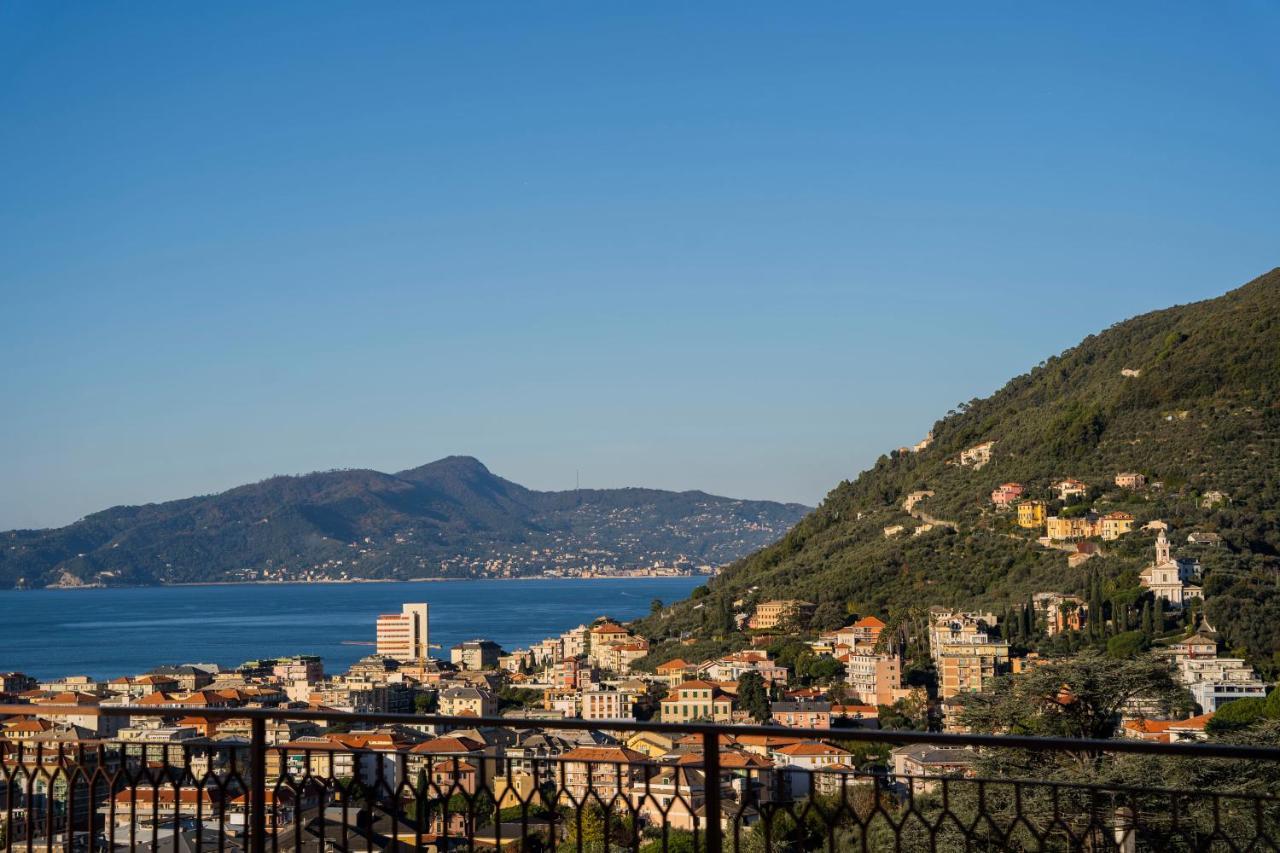 Appartement 093 - Casa Panorama, Vista Mare E Vista Portofino, 500 Metri Centro Di Chiavari, Posto Auto Gratis Incluso Extérieur photo