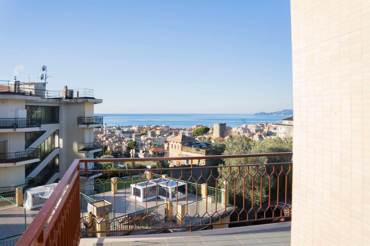 Appartement 093 - Casa Panorama, Vista Mare E Vista Portofino, 500 Metri Centro Di Chiavari, Posto Auto Gratis Incluso Extérieur photo