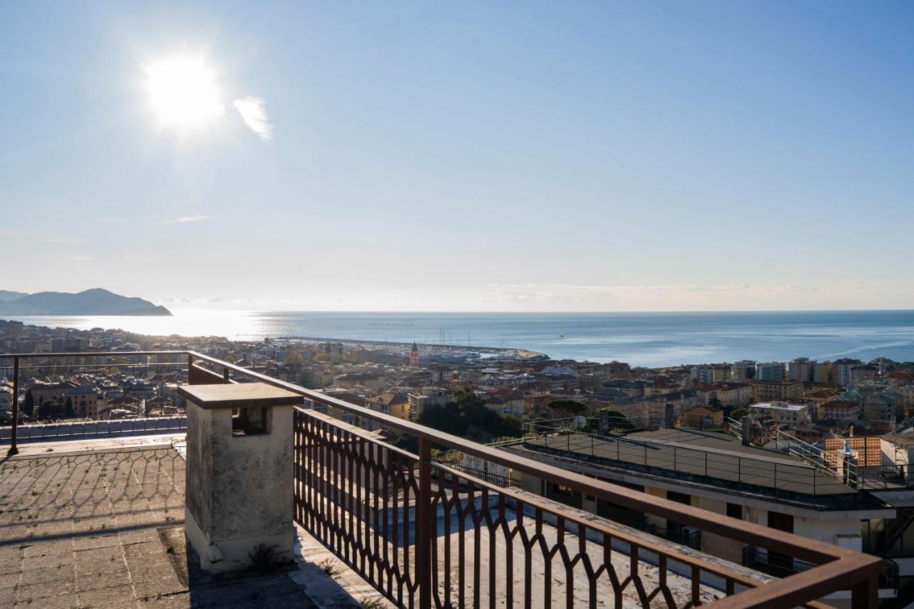 Appartement 093 - Casa Panorama, Vista Mare E Vista Portofino, 500 Metri Centro Di Chiavari, Posto Auto Gratis Incluso Extérieur photo