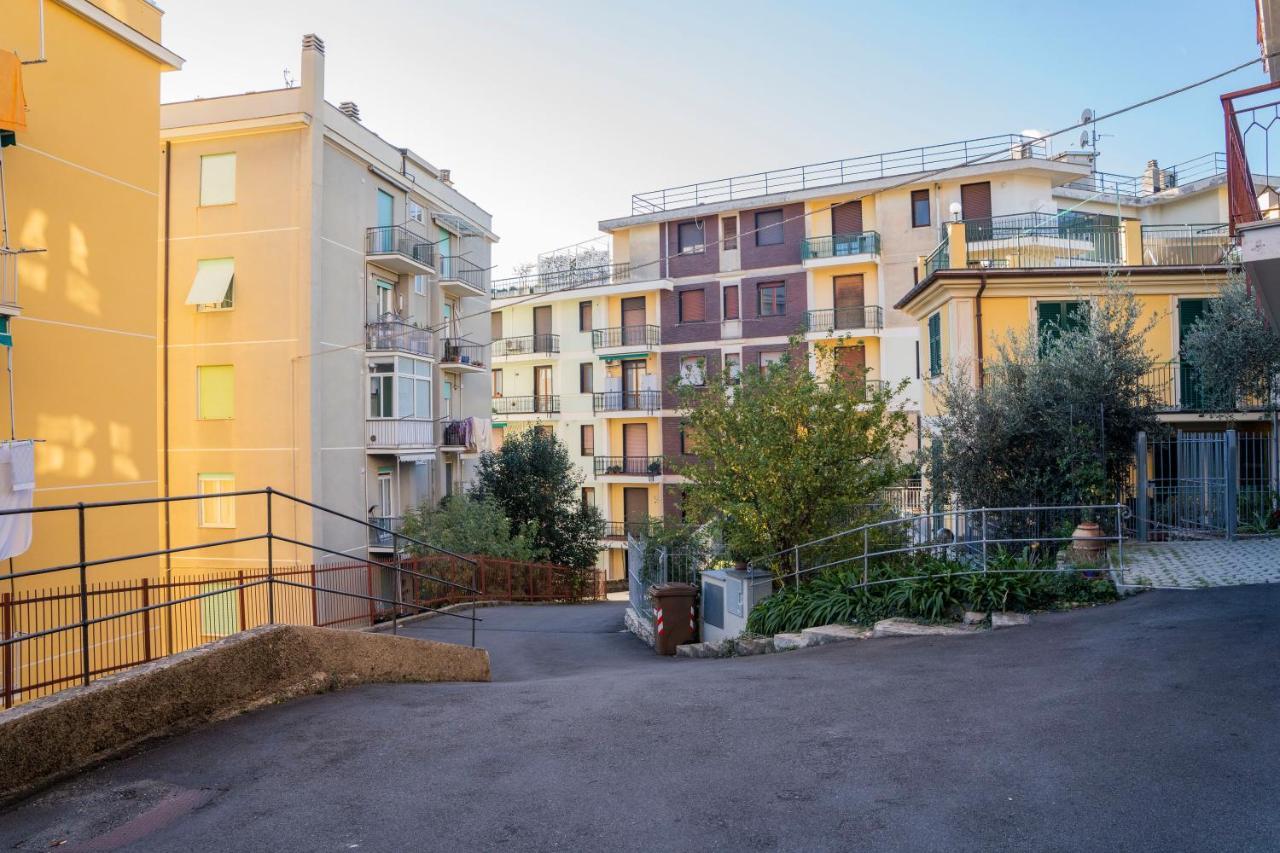 Appartement 093 - Casa Panorama, Vista Mare E Vista Portofino, 500 Metri Centro Di Chiavari, Posto Auto Gratis Incluso Extérieur photo