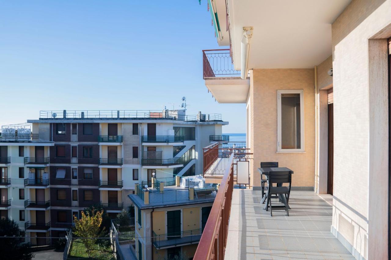 Appartement 093 - Casa Panorama, Vista Mare E Vista Portofino, 500 Metri Centro Di Chiavari, Posto Auto Gratis Incluso Extérieur photo